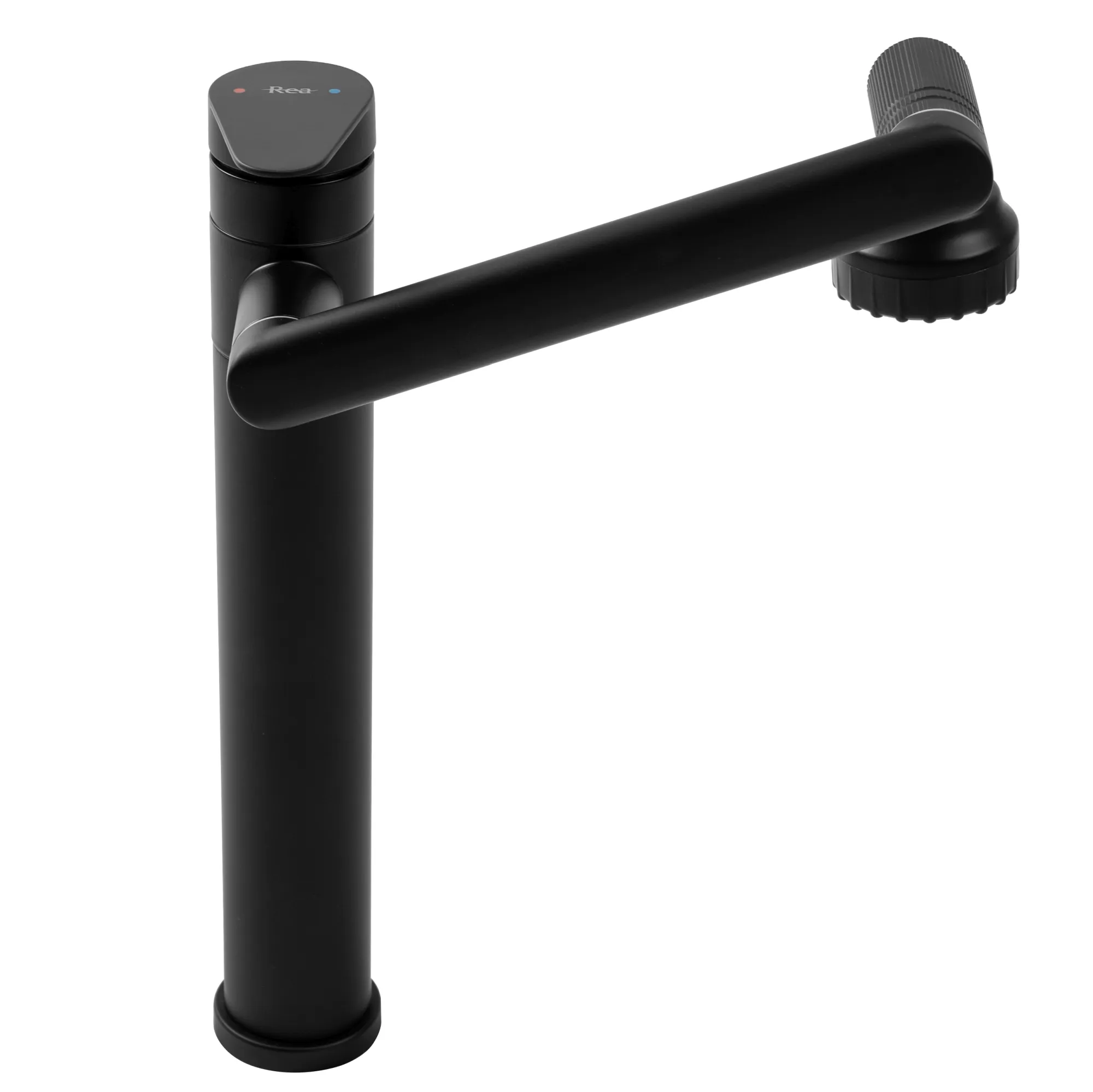 Baterie chiuvetă culoare neagră înălțime 31 cm material alamă model Paco Black High [4]