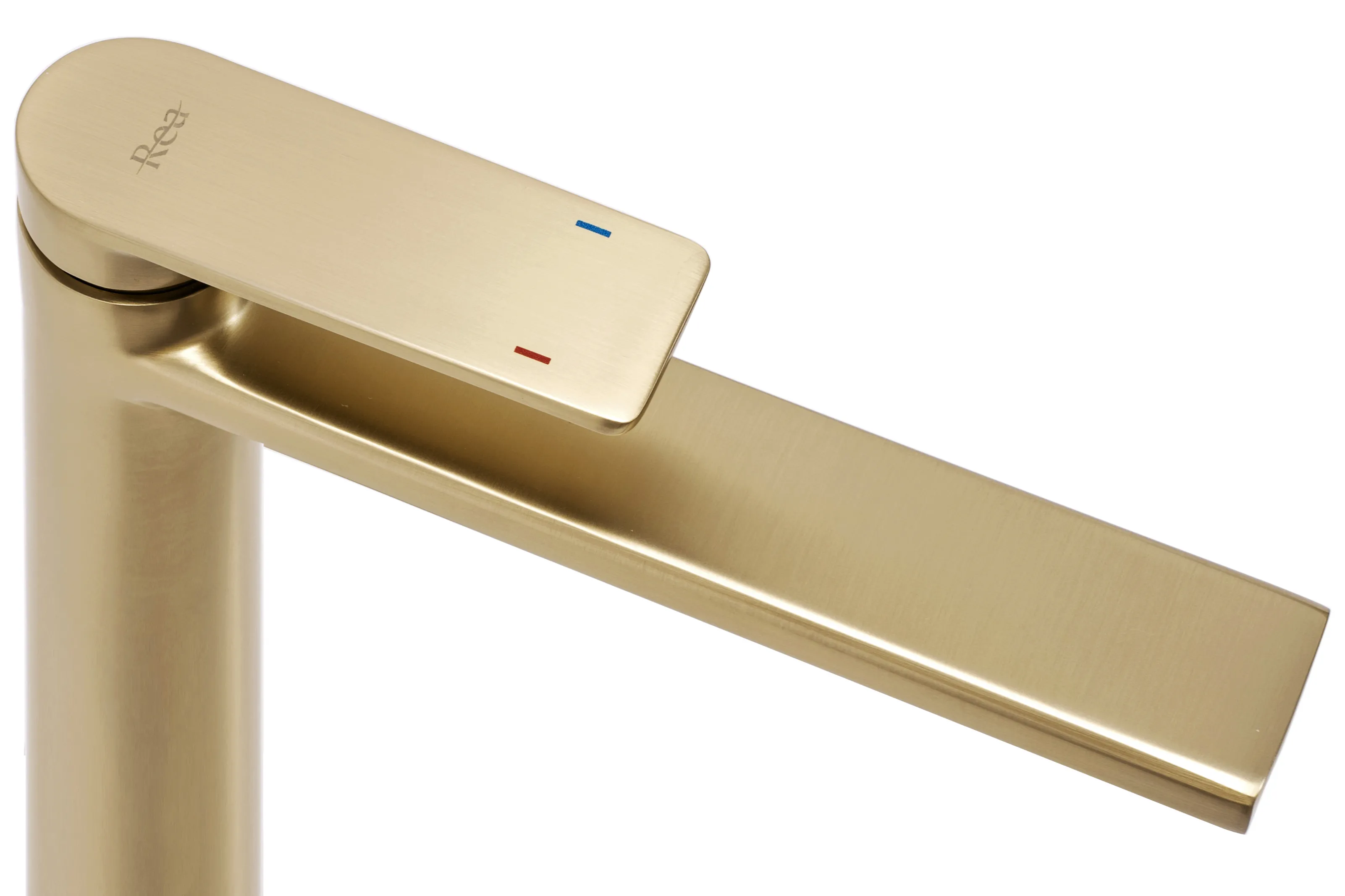 Baterie chiuvetă culoare auriu periat înălțime 26 cm material alamă model Verso Gold High Brushed [4]