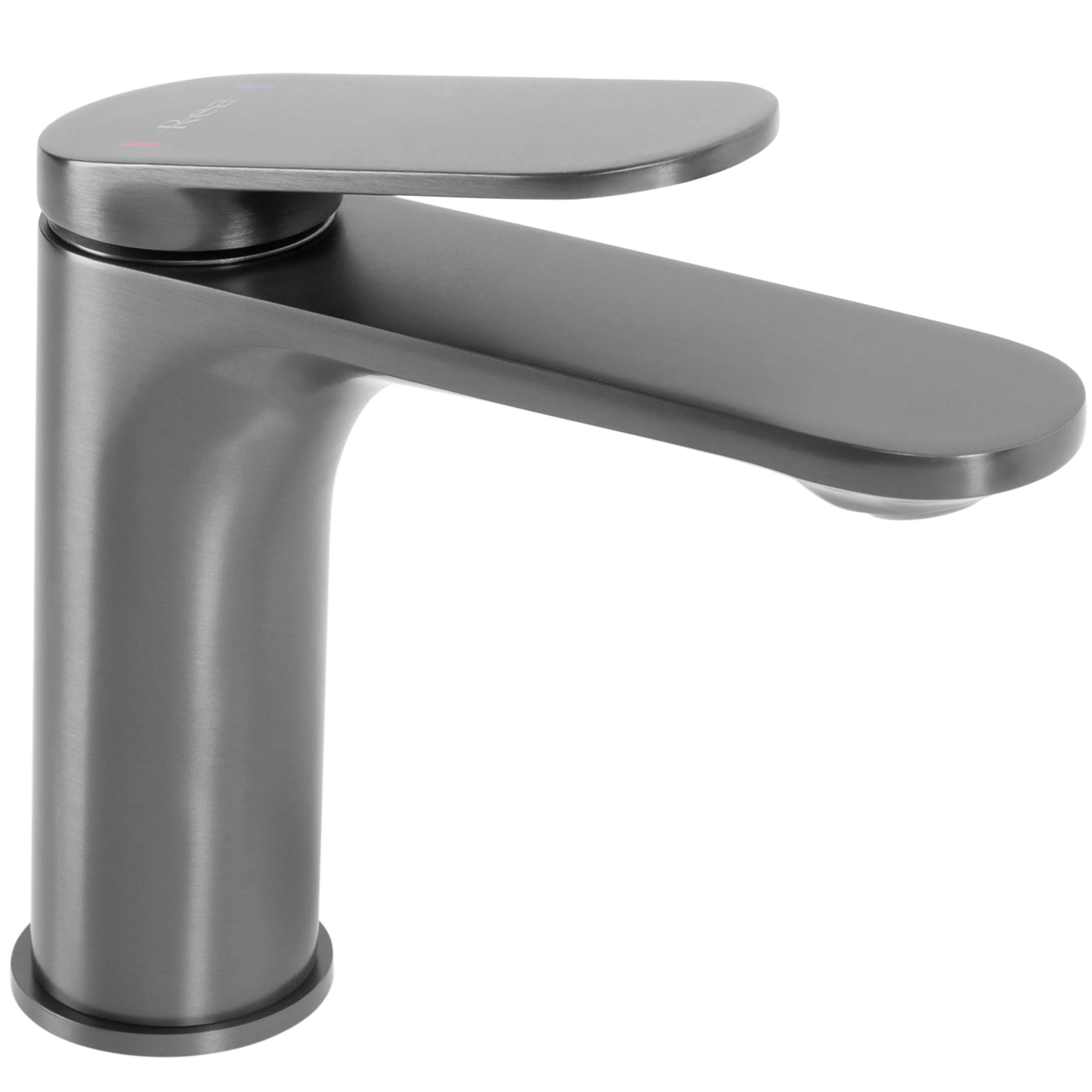 Baterie pentru chiuvetă finisaj titanium înălțime 15 cm model Marco Titanium Low [1]