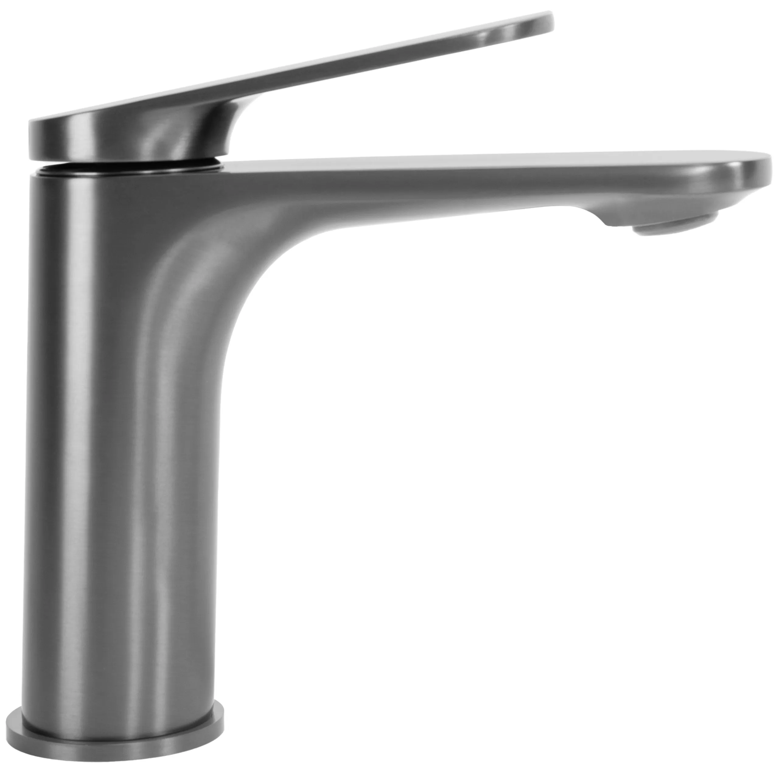Baterie pentru chiuvetă finisaj titanium înălțime 15 cm model Marco Titanium Low [2]