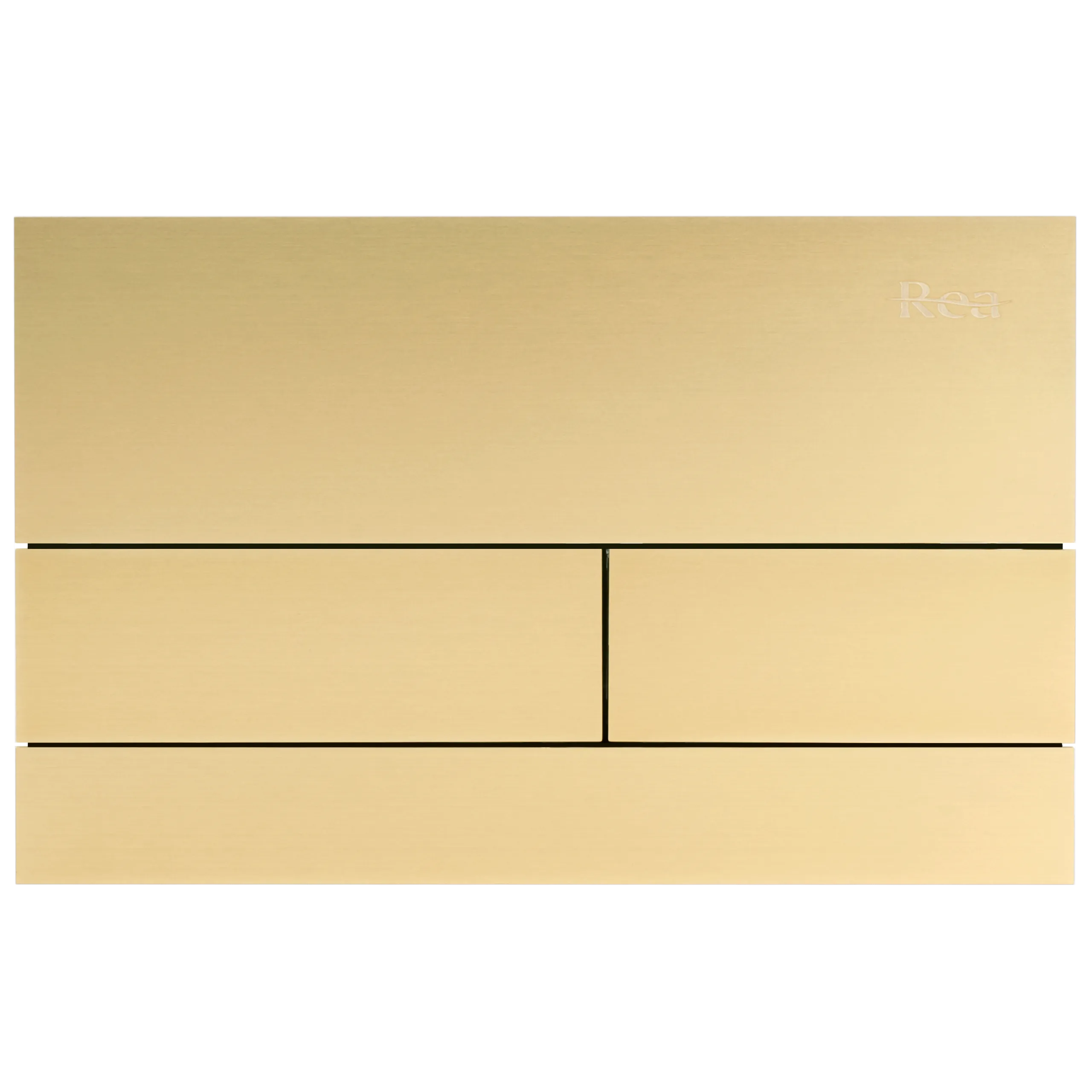 Buton pentru cadru wc încastrat culoare auriu periat model clapetă pătrat K011A-Q Gold Brushed [2]