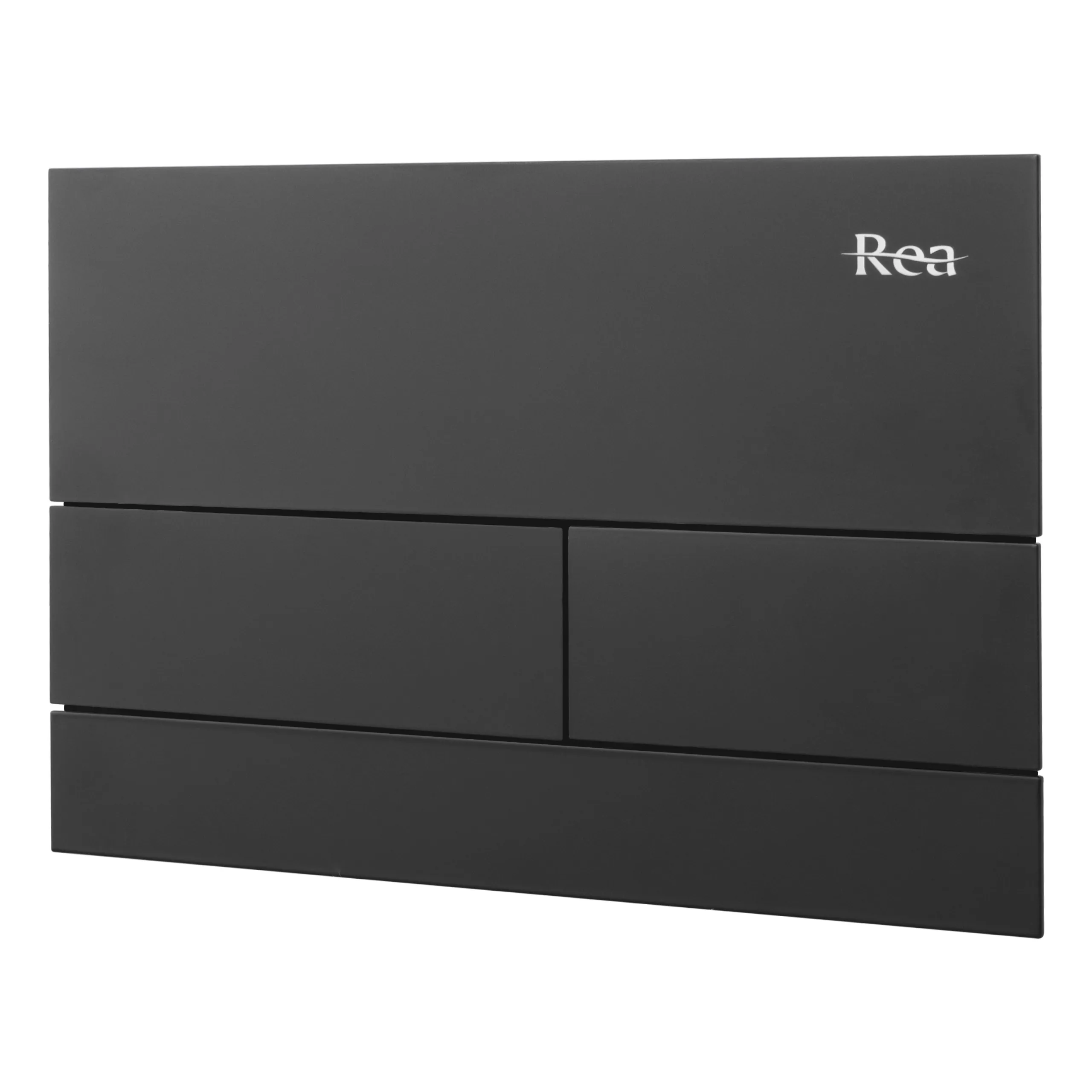 Buton pentru cadru wc încastrat culoare negru mat model clapetă T Black Matt [2]
