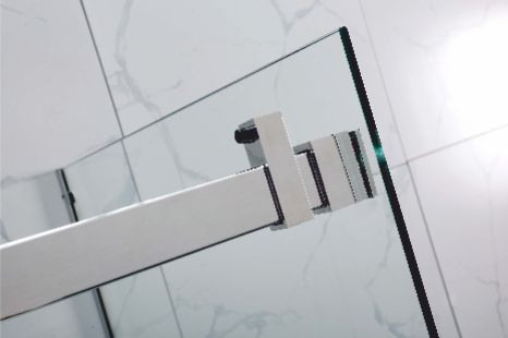 Cabină de duș culisantă de colț mărime 165->180 x 70 cm culoare crom sticlă transparentă WST 01 [4]