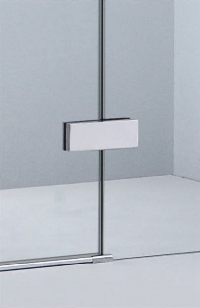 Ușă cabină duș batantă 120 cm culoare crom lucios sticlă de 8 mm securizată model WST 02 [3]