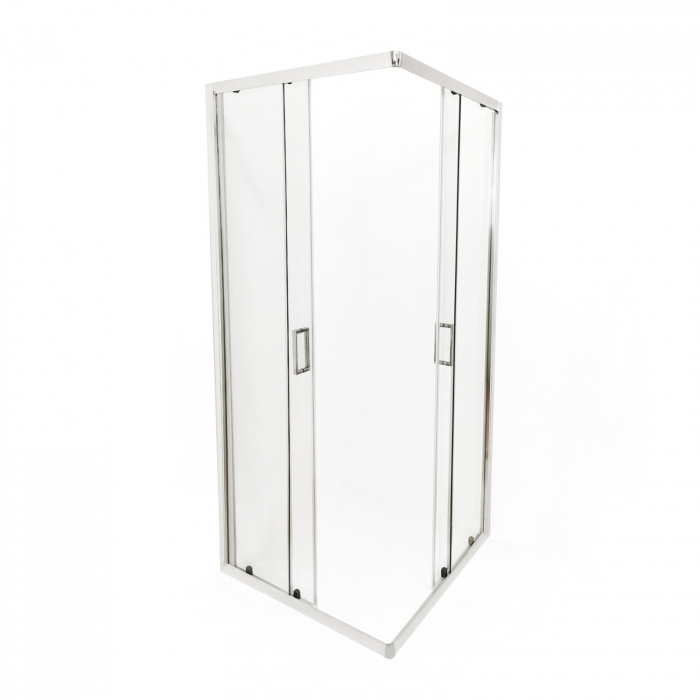 Cabină duș culisantă de colț mărime 90x90 cm culoare crom WST 13 [3]