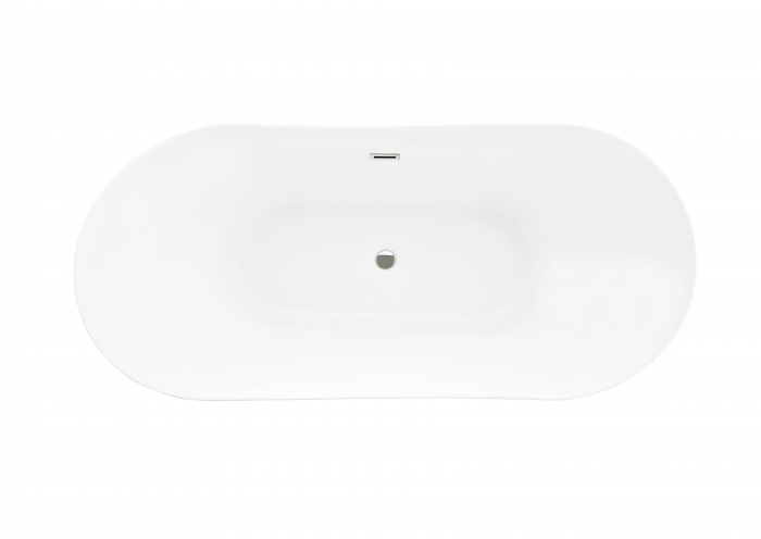 Cadă freestanding formă ovală 175x80x75 cm culoare albă model Amelia [5]