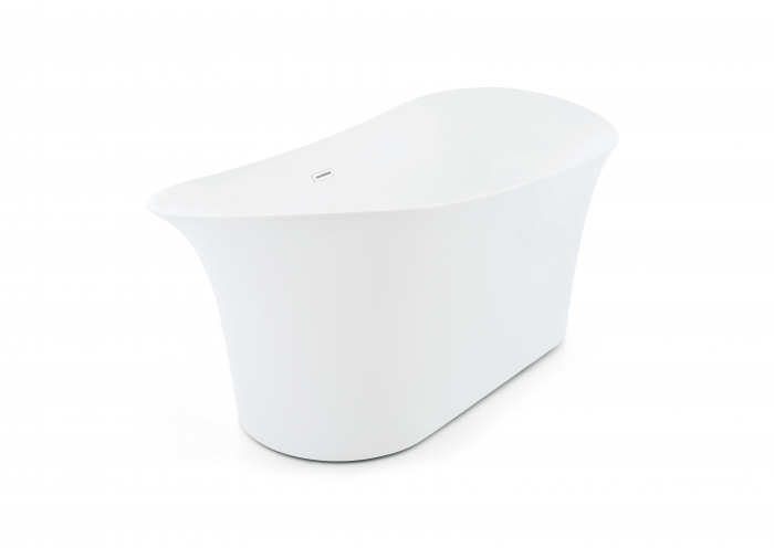 Cadă freestanding formă ovală 175x80x75 cm culoare albă model Amelia [4]