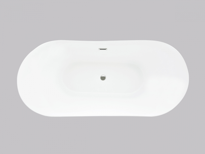 Cadă freestanding formă ovală 175x80x75 cm culoare albă model Amelia [6]