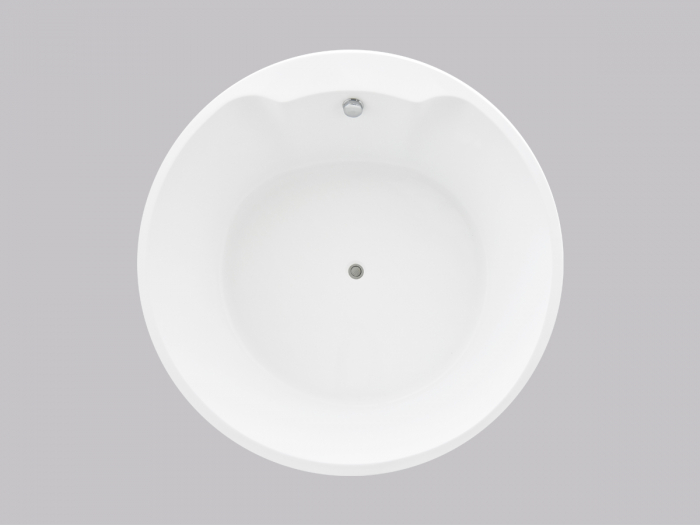 Cadă freestanding formă rotundă 150x60 cm culoare albă model Aris [6]