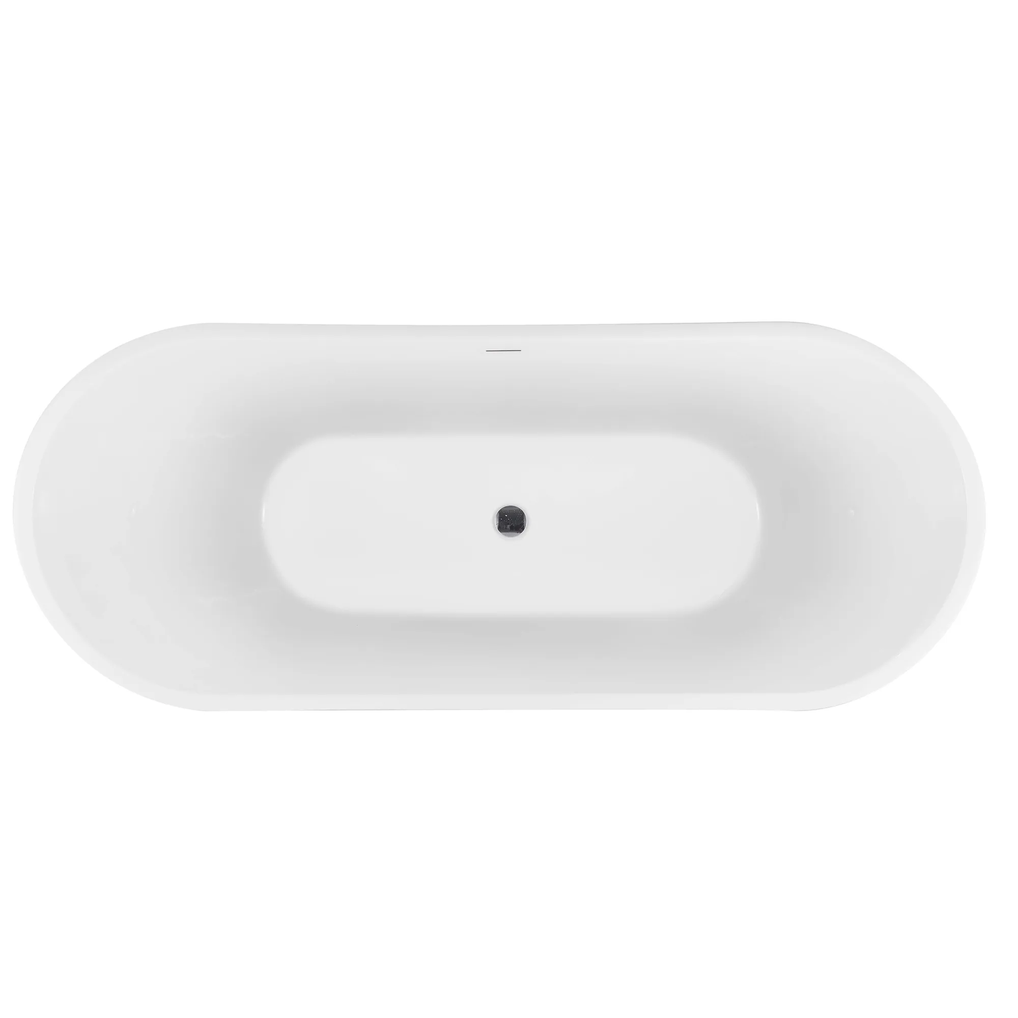 Cadă freestanding formă ovală mărime 170x73x67 cm culoare albă model Kerrano White [3]