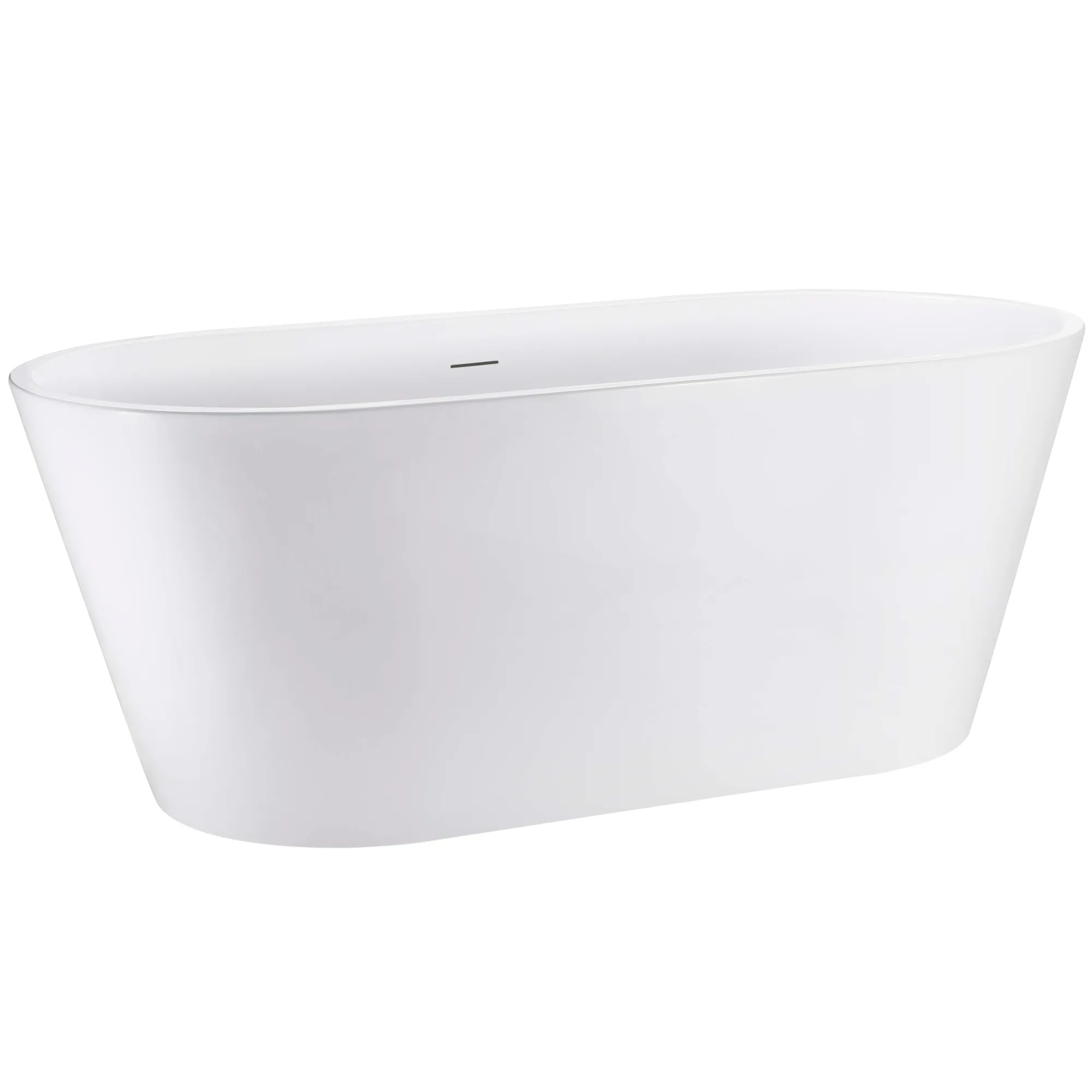 Cadă freestanding formă ovală mărime 170x73x55 cm culoare albă model Milano White [5]