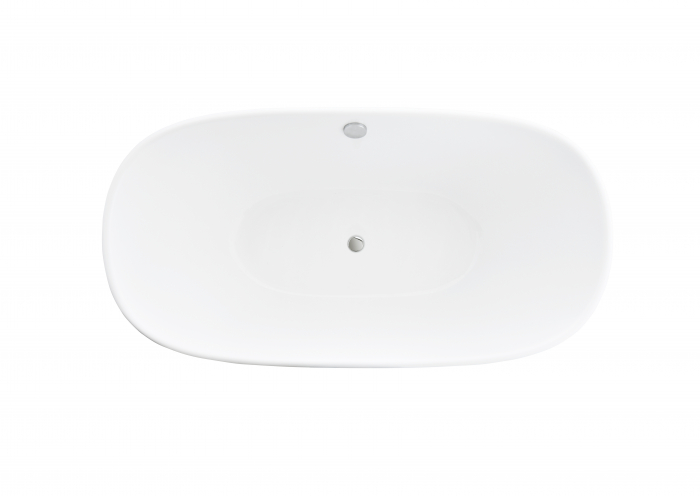 Cadă freestanding formă ovală 171x84x63 cm culoare albă model Natalia [5]