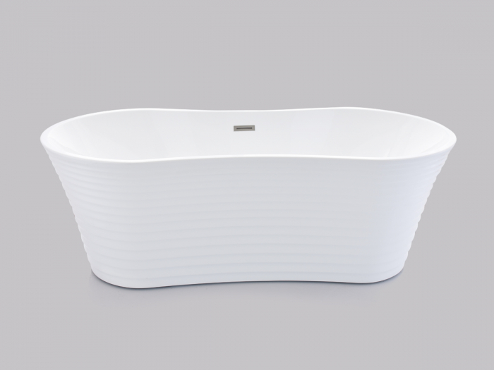 Cadă freestanding formă ovală 170x84x58 cm culoare albă model Ramona [2]