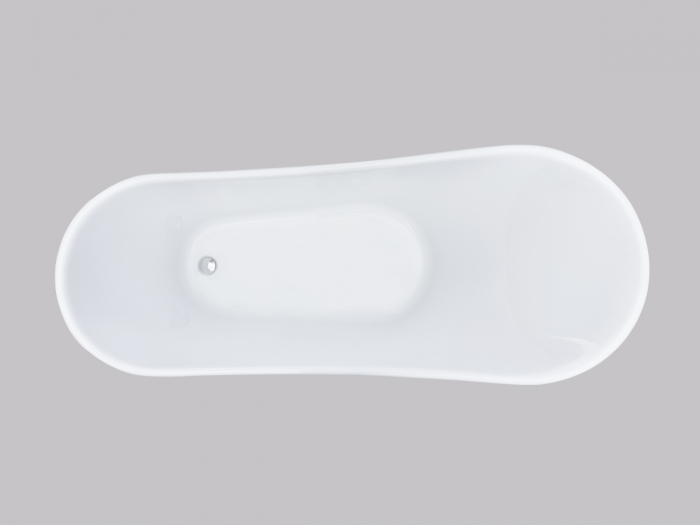 Cadă freestanding formă ovală 160x66x78 cm culoare albă model Rovana [5]