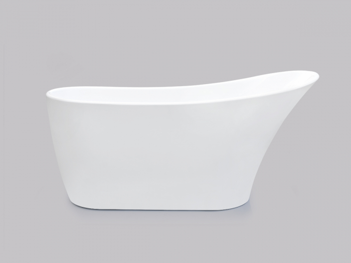 Cadă freestanding formă ovală 160x66x78 cm culoare albă model Rovana [2]