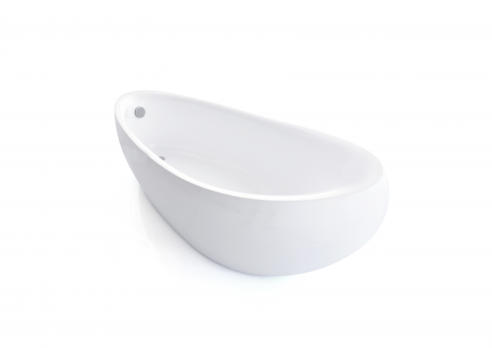 Cadă freestanding formă ovală 175x83x65 cm culoare albă model Sarah [6]