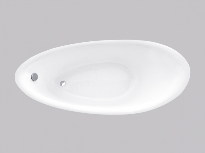Cadă freestanding formă ovală 175x83x65 cm culoare albă model Sarah [5]