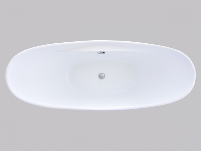 Cadă freestanding formă ovală 170x78x75 cm culoare albă model Selena [7]