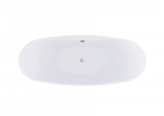 Cadă freestanding formă ovală 170x78x75 cm culoare albă model Selena [6]