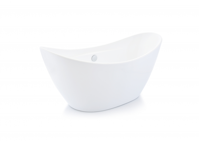 Cadă freestanding formă ovală 170x78x75 cm culoare albă model Selena [3]