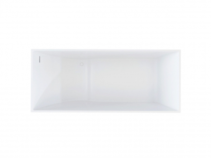 Cadă freestanding formă dreptunghiulară 171x72x57 cm culoare albă model Stone Summer [4]
