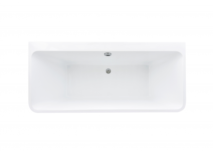 Cadă freestanding lipită de perete formă dreptunghiulară 170x74x59 cm culoare albă model Tania [6]