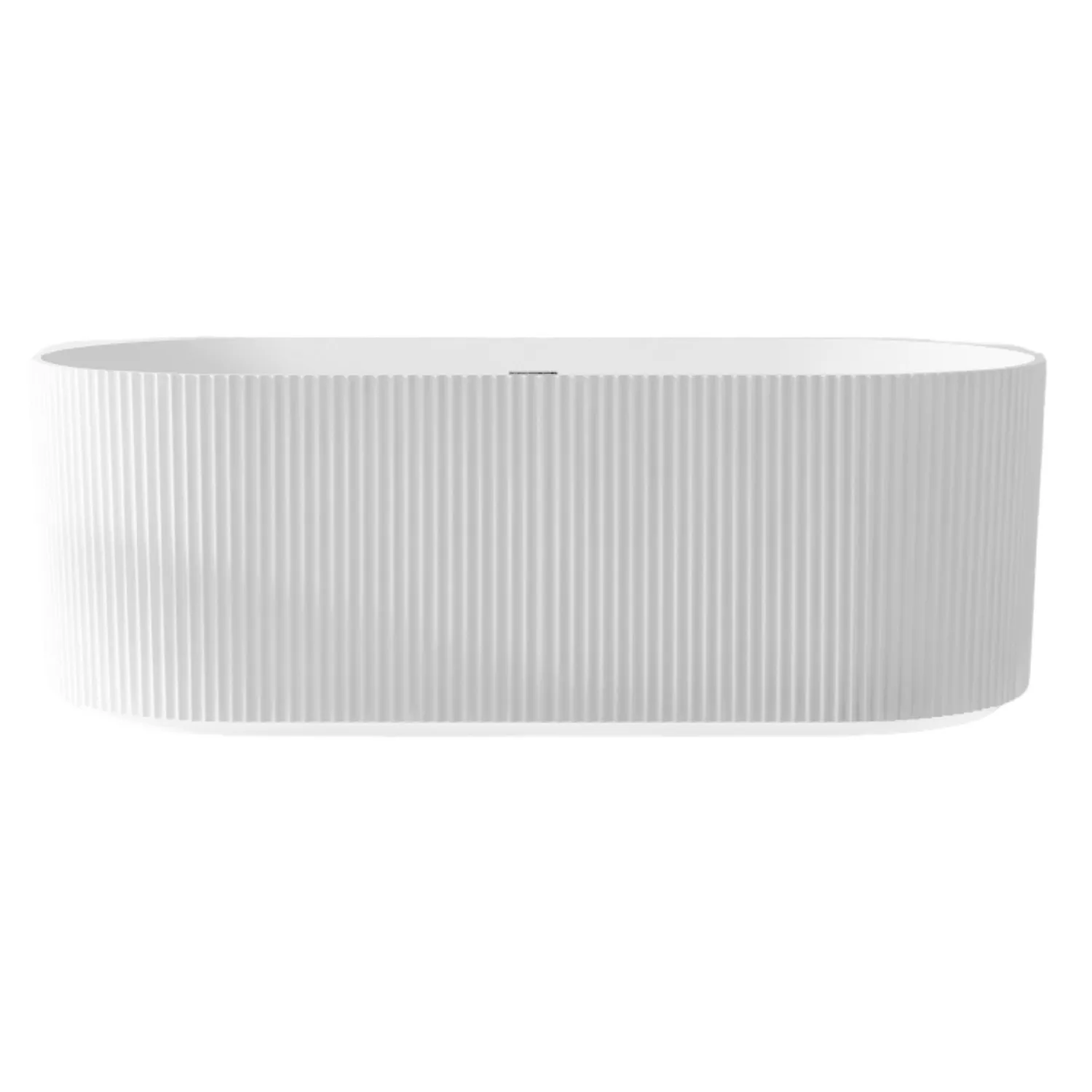 Cadă freestanding lipită de perete formă dreptunghiulară 170x74x59 cm culoare albă model Corso [5]