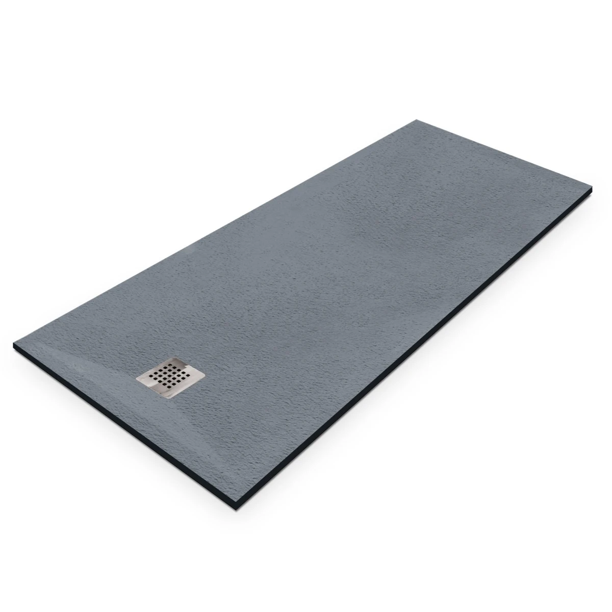 Cădiță de duș 80x160 cm formă dreptunghiulară culoare gri din compozit Eliza Grey [3]