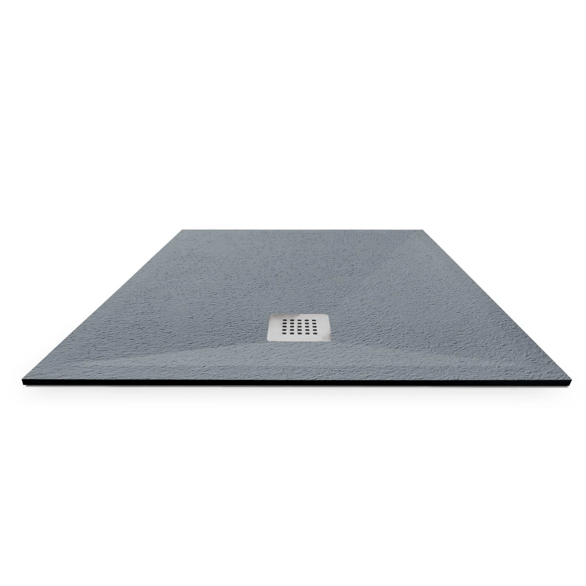 Cădiță de duș 80x160 cm formă dreptunghiulară culoare gri din compozit Eliza Grey [4]
