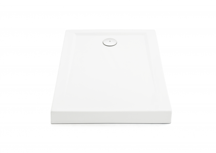 Cădiță de duș din acril sanitar mărime 80x100 cm culoare albă formă dreptunghiulară model Achile White [5]