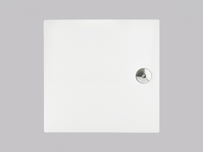 Cădiță duș mărime 80x80 cm culoare alb lucios formă pătrată din acril sanitar model Anya White [8]