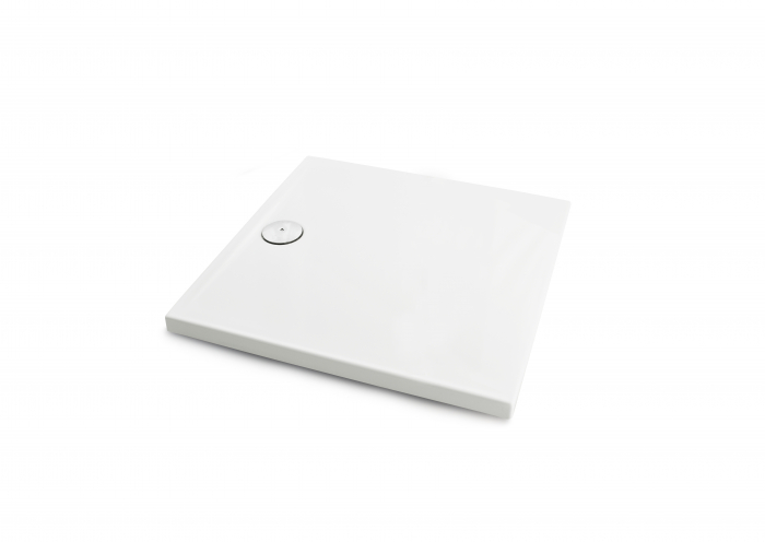 Cădiță duș mărime 80x80 cm culoare alb lucios formă pătrată din acril sanitar model Anya White [5]