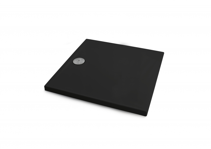 Cădiță duș din acril sanitar mărime 80x80 cm culoare neagră formă pătrată model Anya Black [3]