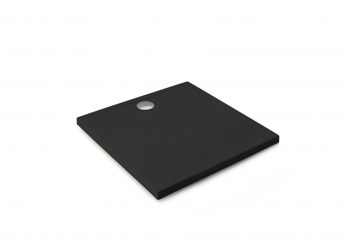 Cădiță duș din acril sanitar mărime 80x80 cm culoare neagră formă pătrată model Anya Black [2]