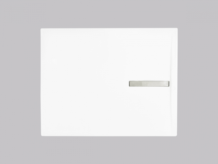 Cădiță de duș mărime 80x100 cm culoare alb lucios formă dreptunghiulară din acril sanitar model Atena White [8]
