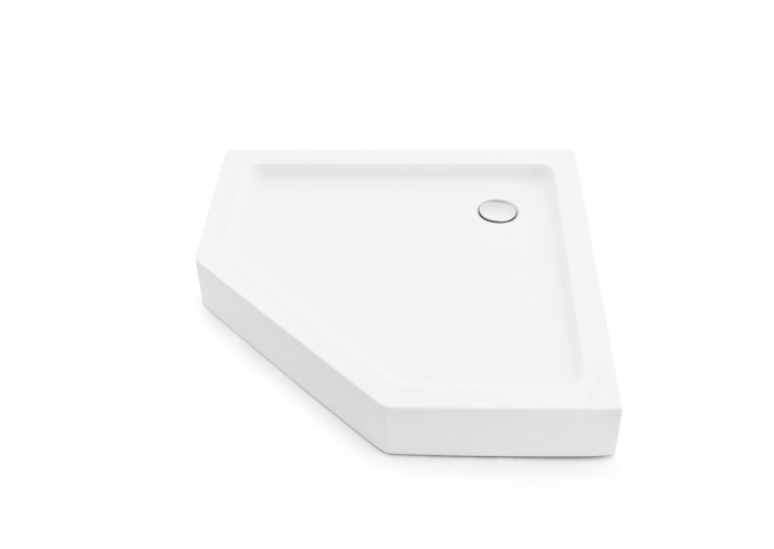 Cădiță duș din acril sanitar mărime 90x90 cm culoare albă formă pătrată model Cleo White [3]
