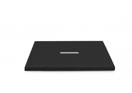 Cădiță de duș din acril sanitar mărime 80x120 cm culoare neagră formă dreptunghiulară model Dalia Black [3]