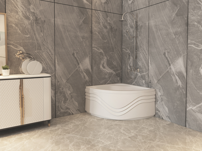 Cădiță duș din acril sanitar mărime 90x90 cm culoare albă formă pătrată model Deea White [6]