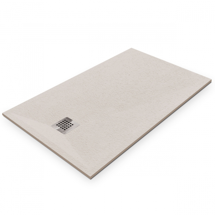 Cădiță duș 70x120 cm formă dreptunghiulară culoare crem din compozit Eliza Cream [2]