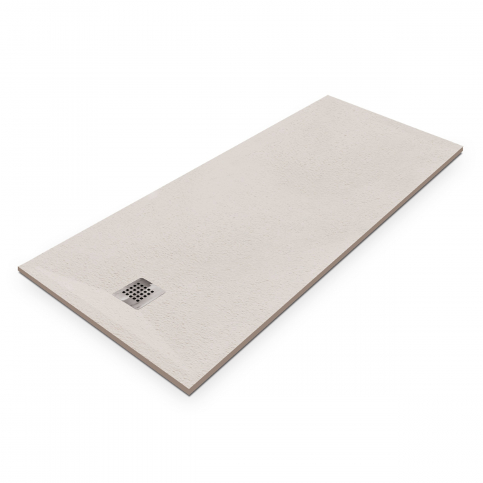 Cădiță duș 70x140 cm formă dreptunghiulară culoare crem din compozit Eliza Cream [2]