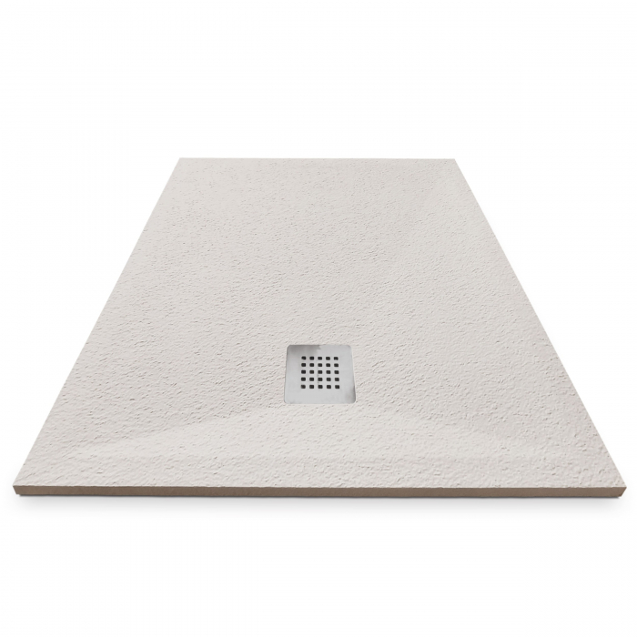 Cădiță duș 70x100 cm formă dreptunghiulară culoare crem din compozit Eliza Cream [3]