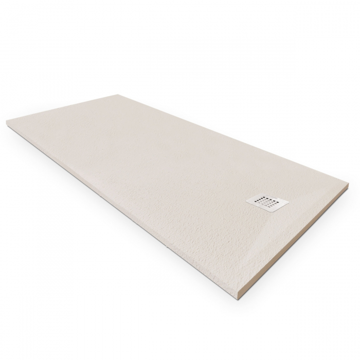 Cădiță duș 70x140 cm formă dreptunghiulară culoare crem din compozit Eliza Cream [4]
