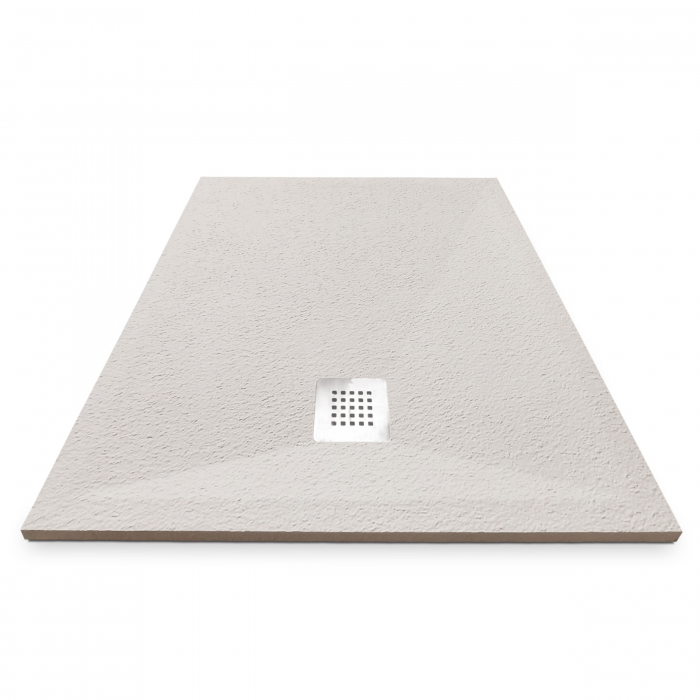 Cădiță de duș 70x90 cm formă dreptunghiulară culoare crem din compozit Eliza Cream [4]