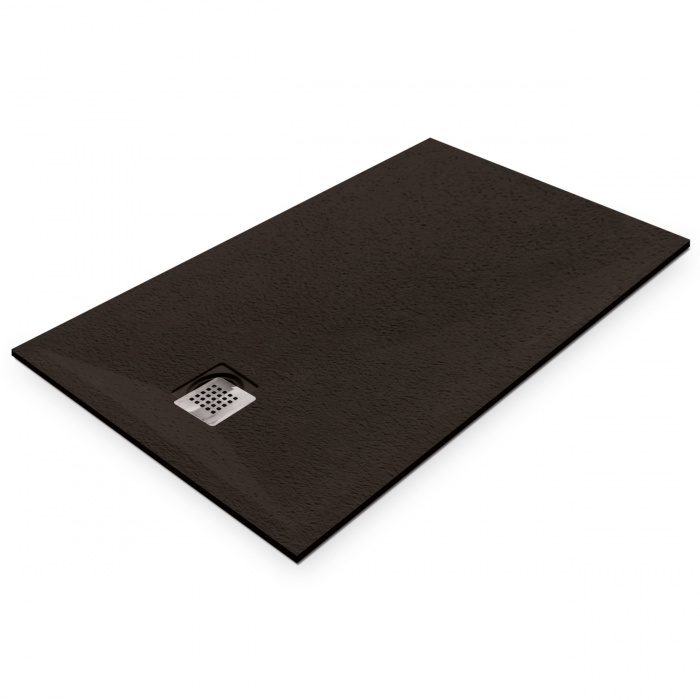Cădiță duș din compozit 70x120 cm formă dreptunghiulară culoare neagră Eliza Black [2]