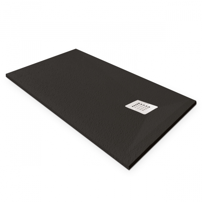 Cădiță duș din compozit 70x120 cm formă dreptunghiulară culoare neagră Eliza Black [4]