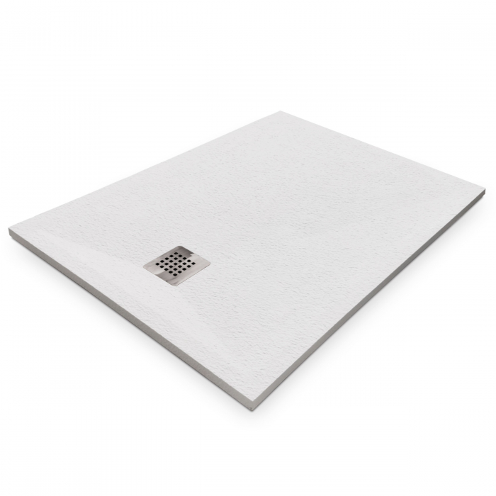 Cădiță de duș din compozit mărime 70x100 cm culoare albă formă dreptunghiulară model Eliza White [2]