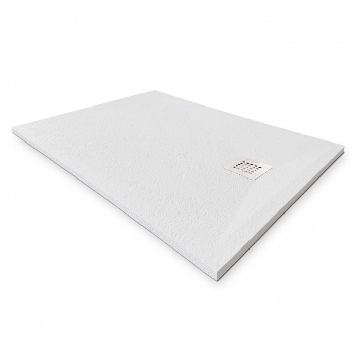 Cădiță duș mărime 70x90 cm culoare alb mat formă dreptunghiulară din compozit model Eliza White [4]