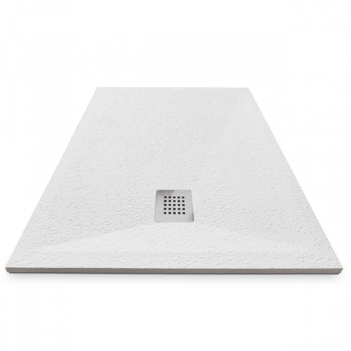 Cădiță de duș 80x80 cm formă pătrată culoare albă din compozit Eliza White [3]