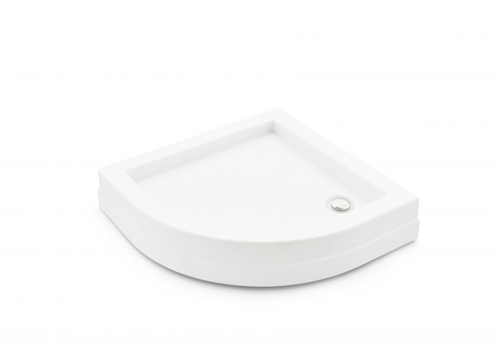 Cădiță duș din acril sanitar mărime 90x90 cm culoare albă formă pătrată model Ema White [2]