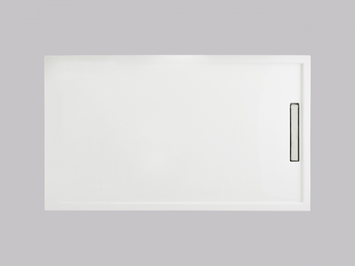 Cădiță de duș din acril sanitar mărime 80x140 cm culoare albă formă dreptunghiulară model Iris White [8]